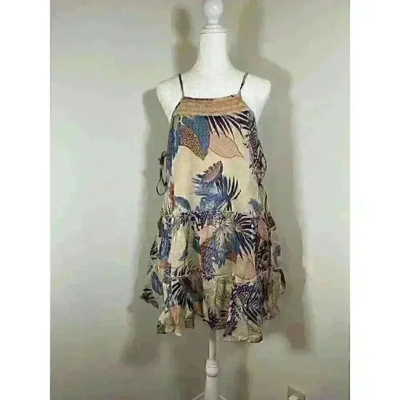RAGA Tropic Vibes Short Mini Dress Beach Vacation Cotton NWT Size Small R2369 - Picture 2 of 9
